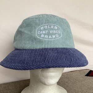 Poler Brand Camp vibes Corduroy bucket hat size L/XL